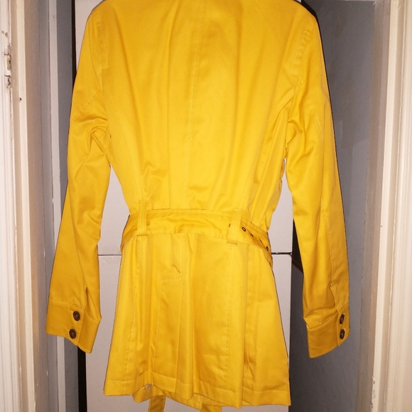 yellow coat banana republic